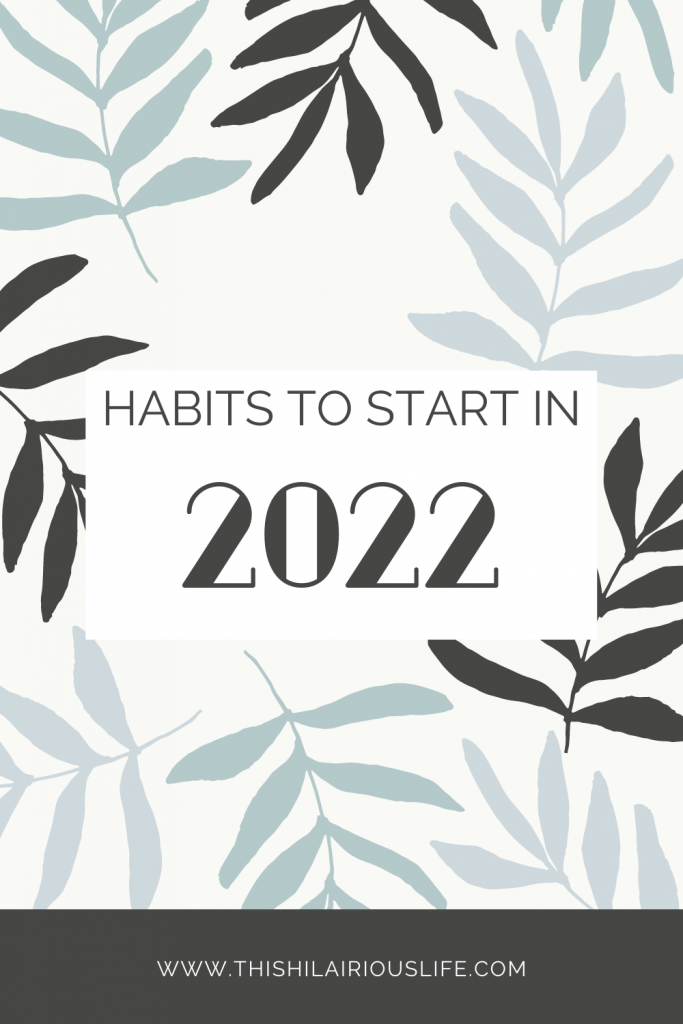 5 habits to start